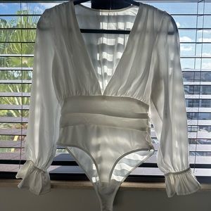 Missguided satin longsleeve